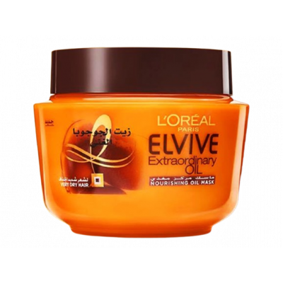 LOREAL ELVIVE EXTRAORDINARY OIL JOJOBA — NOURISHING HAIR OIL MASK 300 ML